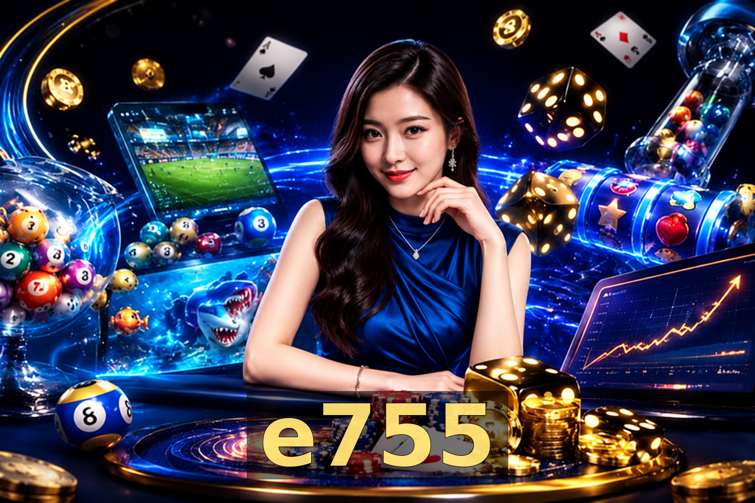 Jogos de Mesa Premium e755 - Blackjack, Roleta, Baccarat